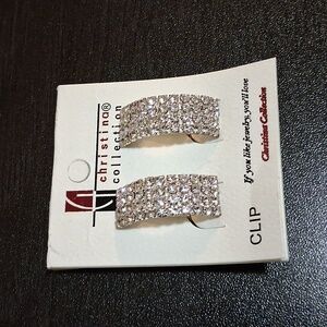 Silver Clip Earrings